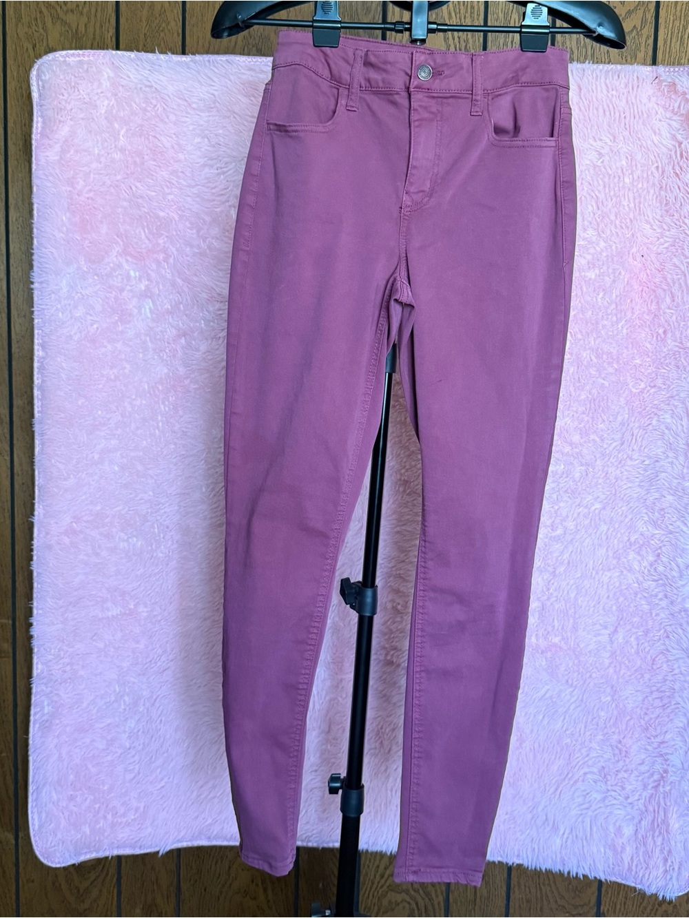 Maurices Small Jeans Mauve High Rise Skinny Jeans Women’s